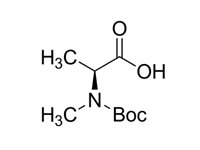Boc-N-甲基-L-丙氨酸，98%（GC）