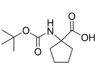 1-（叔丁氧基羰氨基）環(huán)戊烷甲酸，97%（GC）